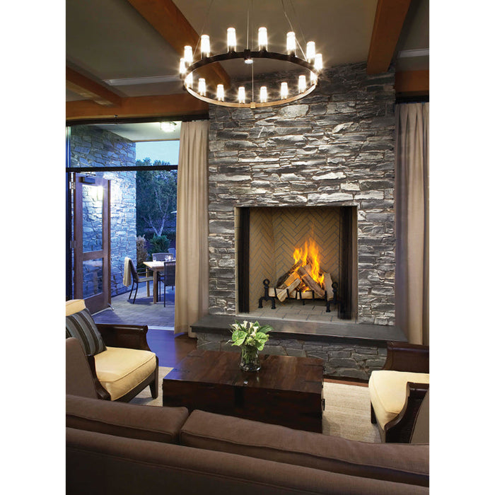 Superior Fireplace WRT8000 Wood-Burning Fireplace | Open-Hearth | Front-View