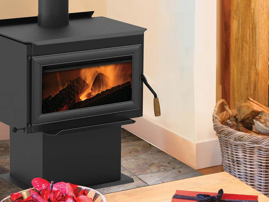 Superior Fireplace WXS2000 Wood-Burning Stove | High-Efficiency | Front-View