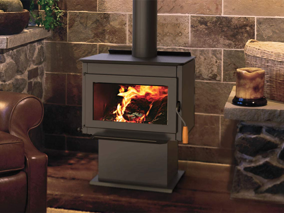 Superior Fireplace WXS2000 Wood-Burning Stove | High-Efficiency | Front-View