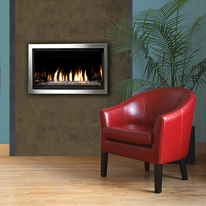 Kingsman Zero Clearance Direct Vent Linear Gas Fireplace ZCVRB3622