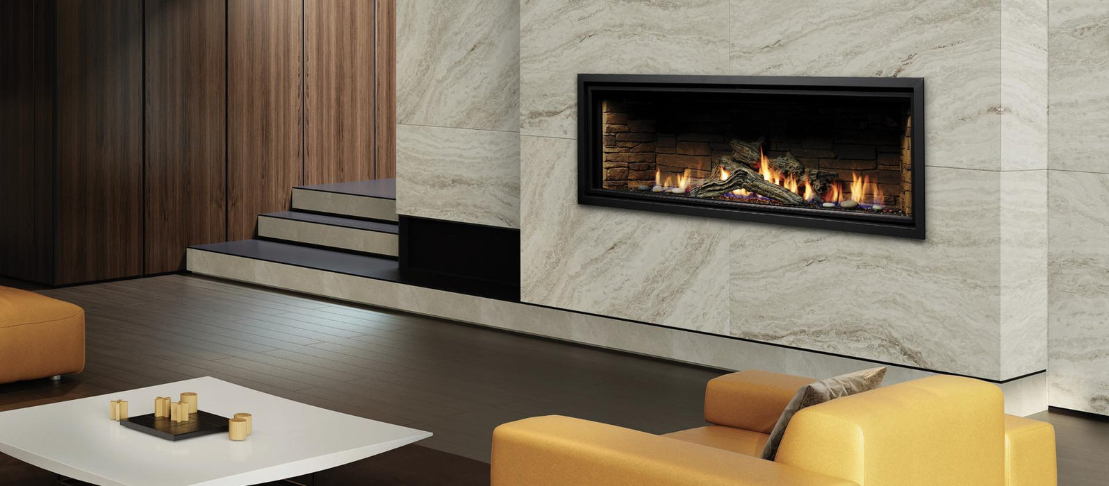 Marquis Serene 60" Zero Clearance Direct Vent Gas Fireplace