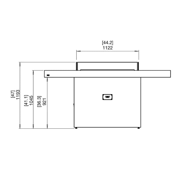 ECOSMART Gin 90 (Bar) Fire Pit Table