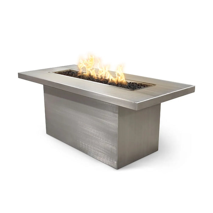 The Outdoor Plus- Bella Linear Stainless Steel Fire Pit Table