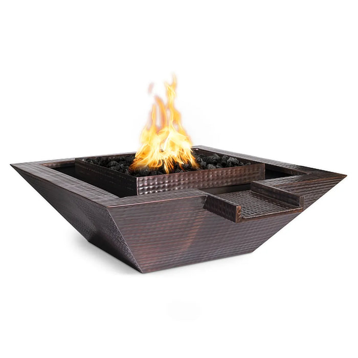 The Outdoor Plus Maya Copper Fire & Water Bowl - Gravity Spill