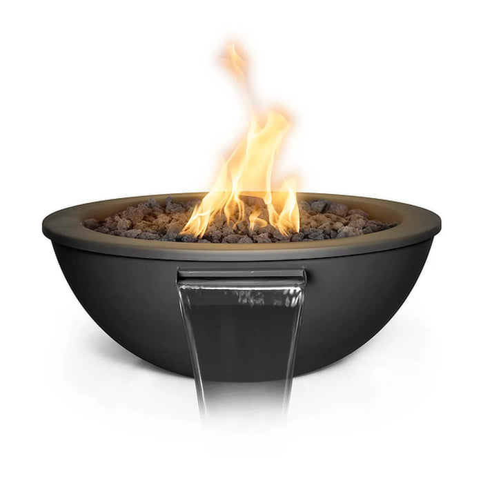 The Outdoor Plus Sedona Powder Coated Aluminum Fire & Water Bowl