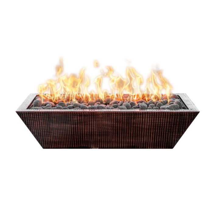 The Outdoor Plus Maya Linear Copper Fire Bowl