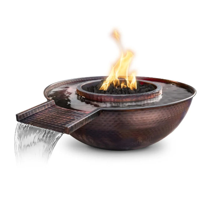 The Outdoor Plus Sedona Copper Fire & Water Bowl - Gravity Spill