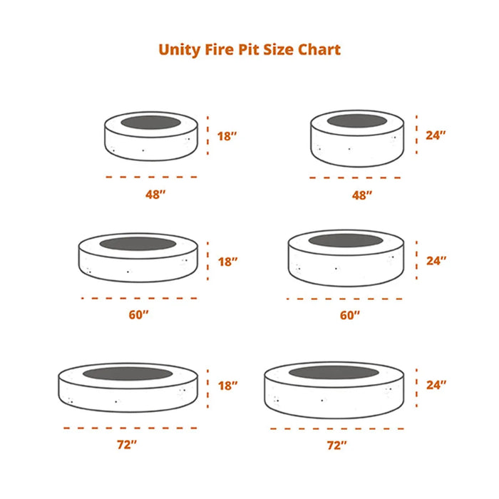 The Outdoor Plus Unity Powder Coat Steel Fire Pit