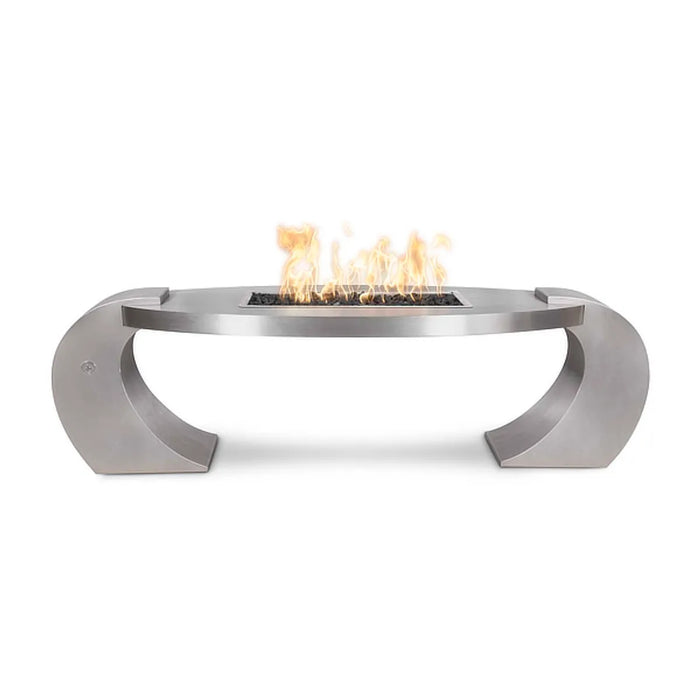 The Outdoor Plus- Vernon Stainless Steel Gas Fire Pit