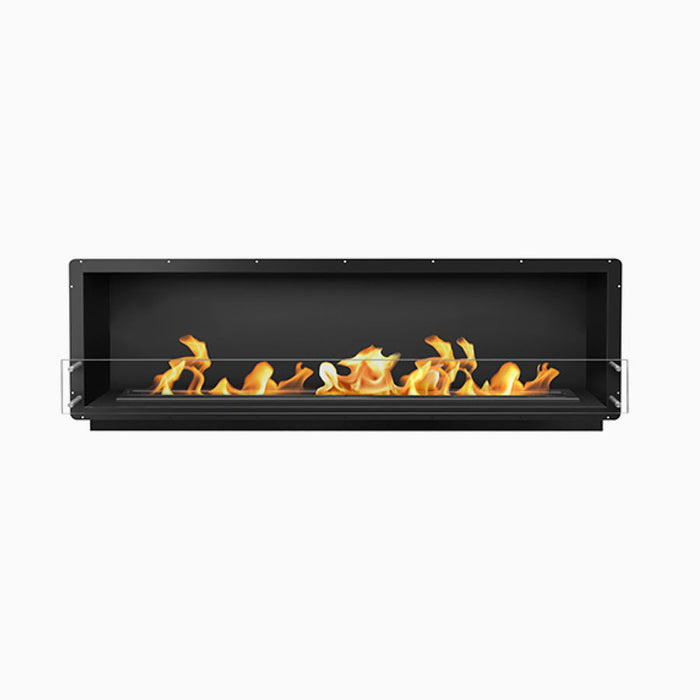 The Bio Flame 84" Smart Firebox Single Sided Built-in Ethanol Fireplace