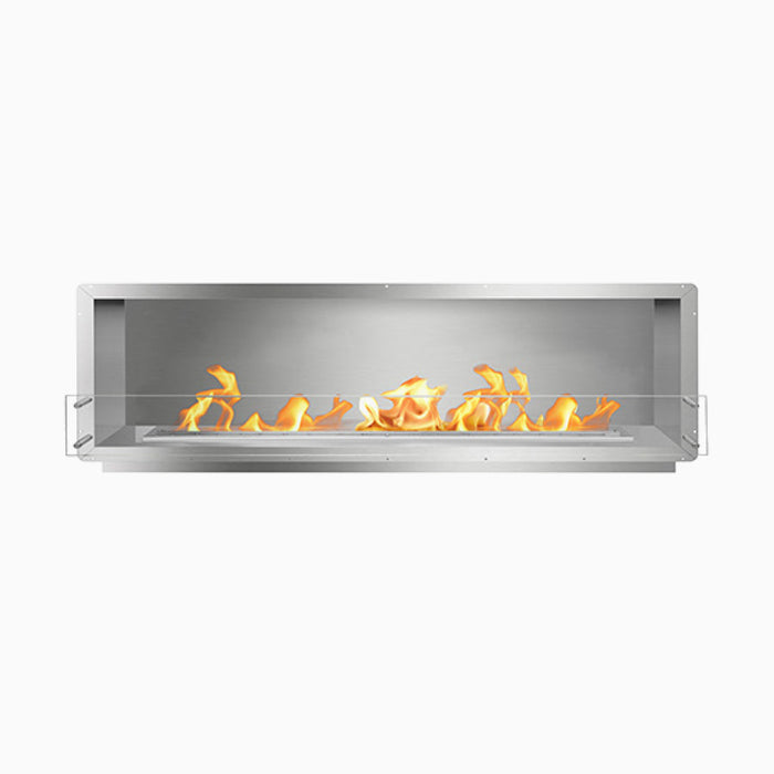 The Bio Flame 84" Smart Firebox Single Sided Built-in Ethanol Fireplace