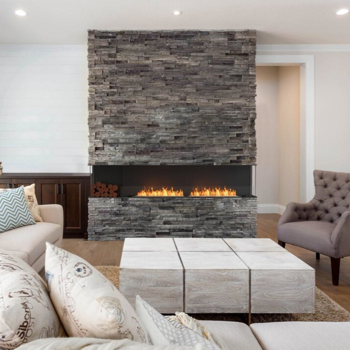 ECOSMART Flex 140BY.BXR Bay Fireplace Insert - Black