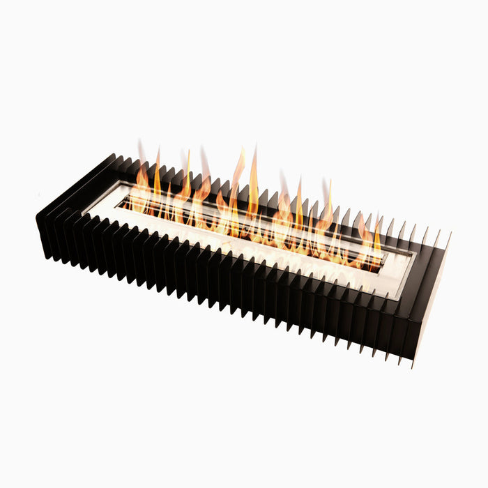 The Bio Flame Fireplace Insert Kit 38" Ethanol Burner With Grate