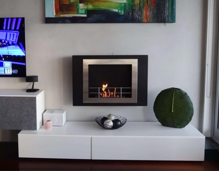 The Bio Flame Fiorenzo 33" Built-in/Wall Mounted Ethanol Fireplace