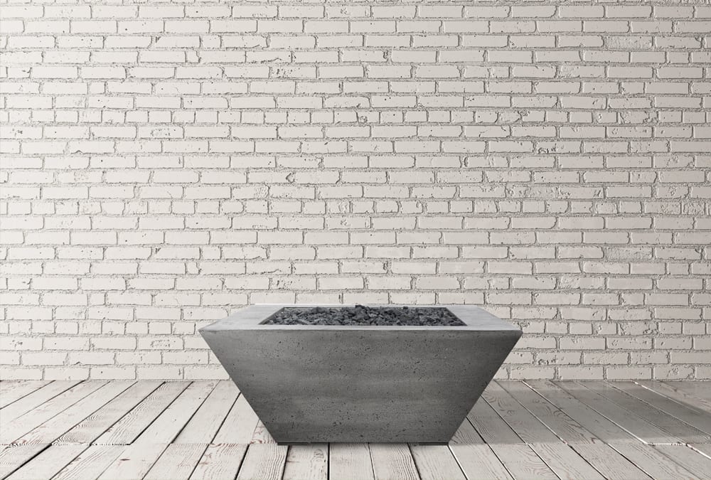 Prism Hardscapes Lombard 42" Concrete Gas Fire Pit Bowl