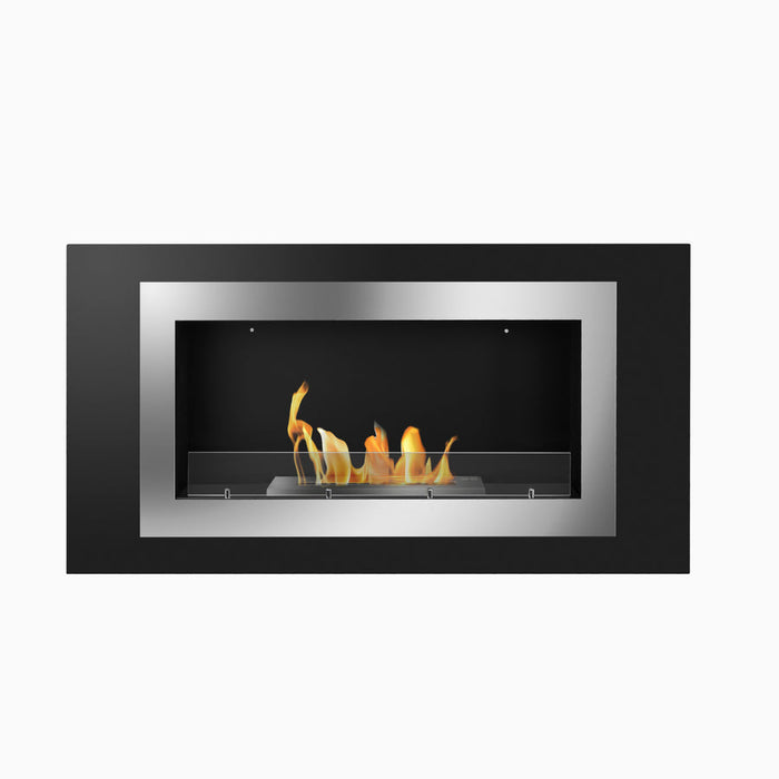 The Bio Flame Lorenzo 45" Recessed/Wall Mounted Ethanol Fireplace