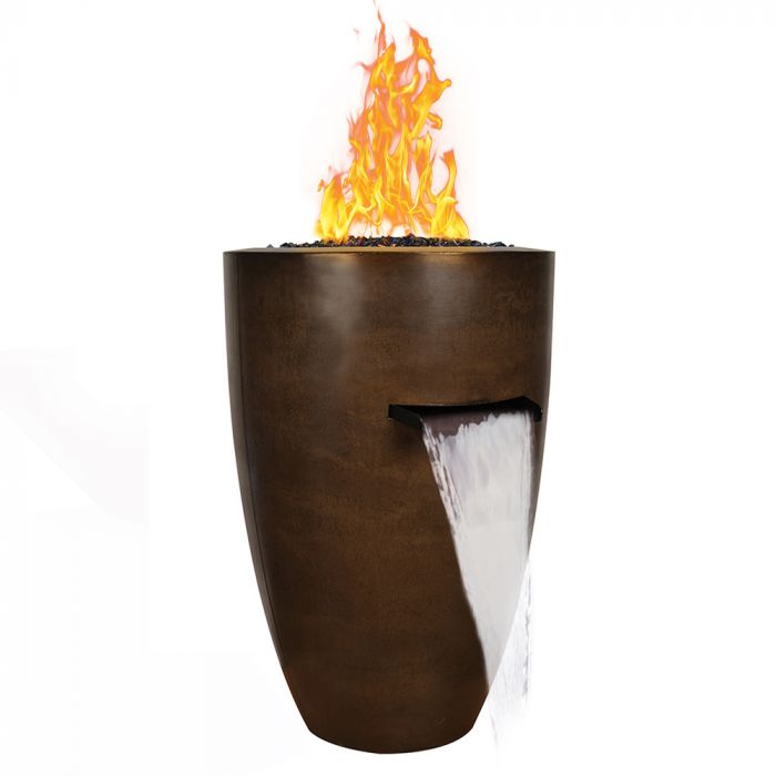 Fire by Design APLRFWB2436 Legacy Round 24" Fire & Water Vase