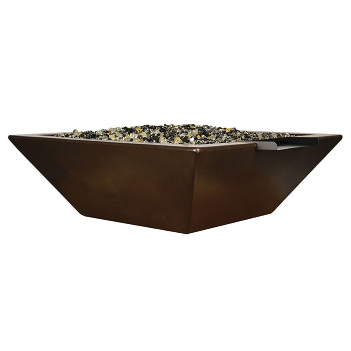 Fire by Design APSQFWB42 Geo Square 42" Fire & Water Bowl