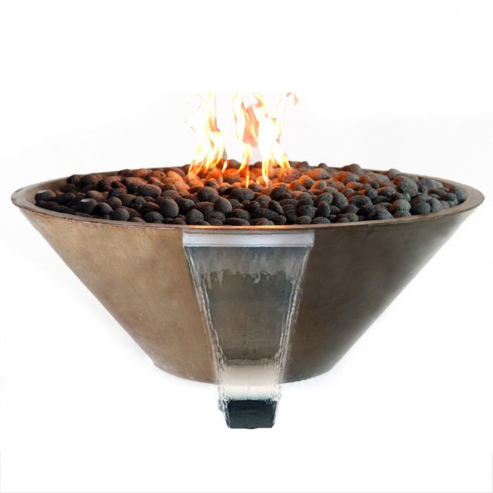 Fire by Design WRFWB39 Round Wok 39" GFRC Fire & Water Bowl