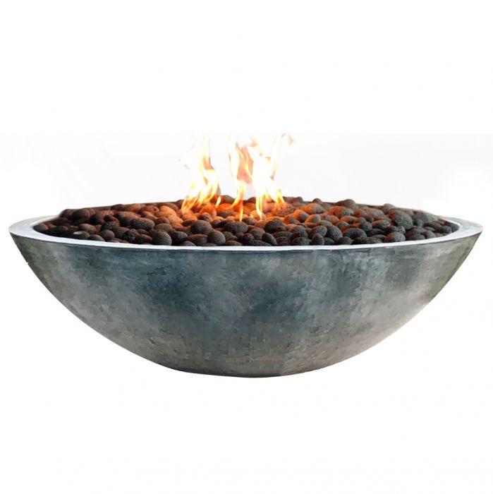 Fire by Design ZENRFB37 Round Zen 37" GFRC Fire Bowl