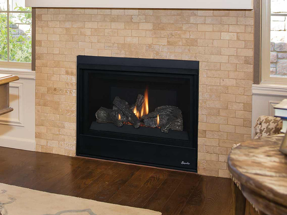 Superior Fireplace DRT2000 Direct Vent Gas Fireplace | Traditional | Front-View