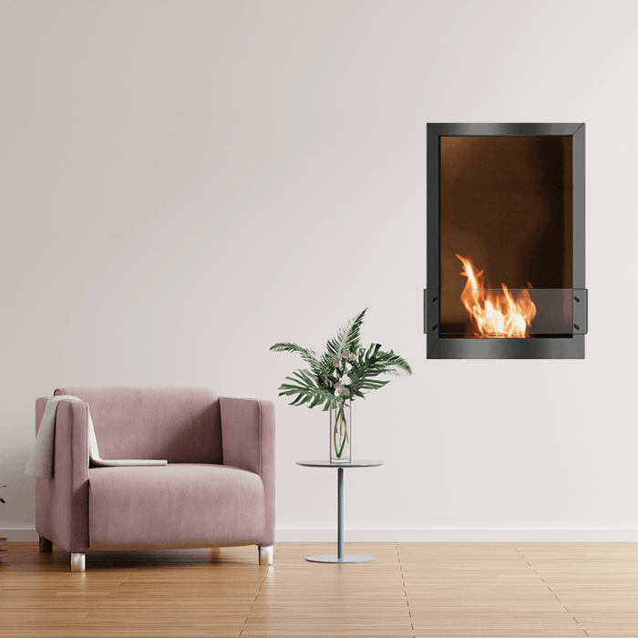 The Bio Flame 24" Smart Firebox Single Sided Built-In Ethanol Fireplace