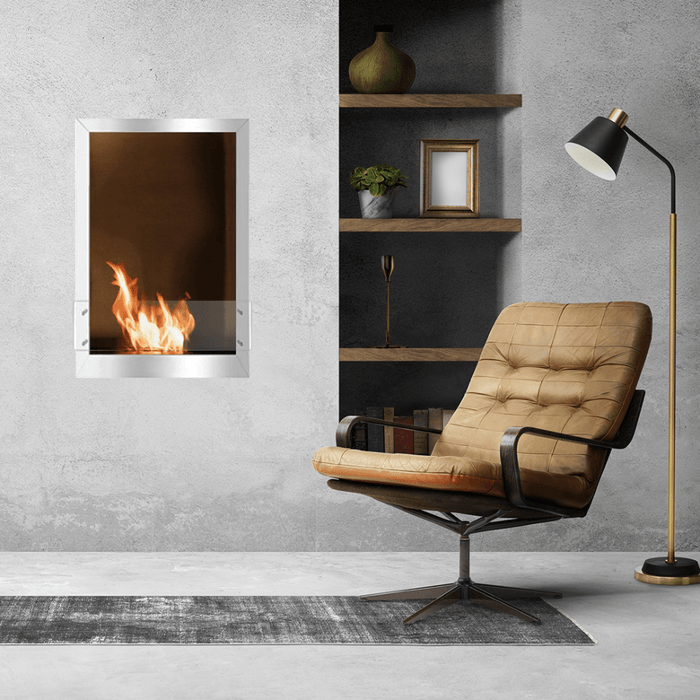 The Bio Flame 24" Firebox Single Sided Built-In Ethanol Fireplace