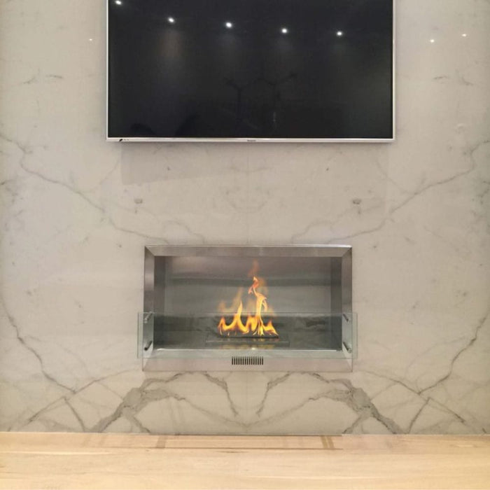 The Bio Flame 38" Firebox Single Sided Built-in Ethanol Fireplace