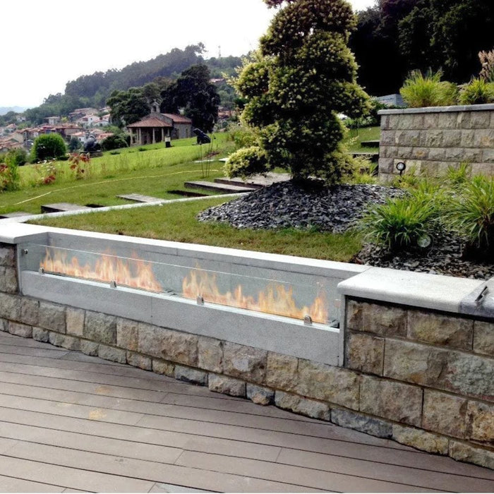 The Bio Flame 48" Ethanol Fireplace Burner,  Indoor/Outdoor