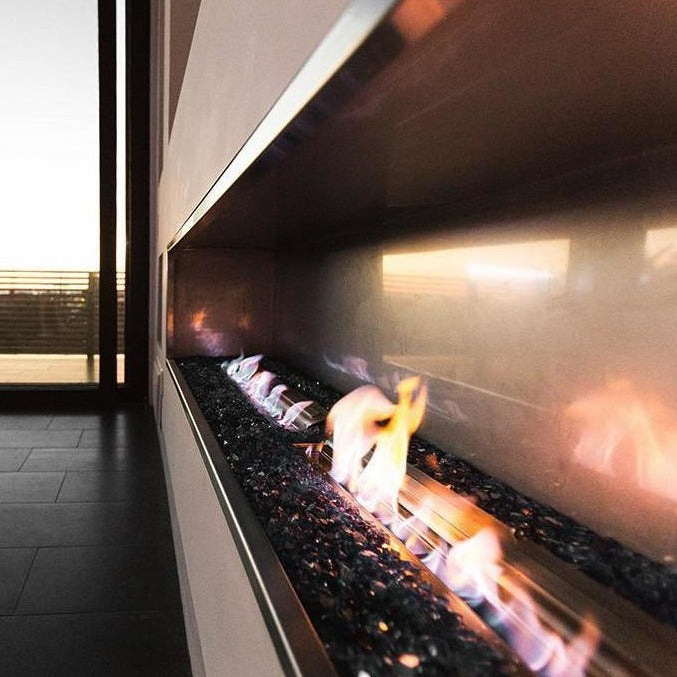 The Bio Flame 72" Firebox Single Sided Built-in Ethanol Fireplace