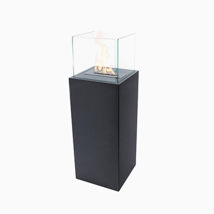 The Bio Flame Torch 2.0 39" Tall Freestanding Ethanol Fireplace-Column