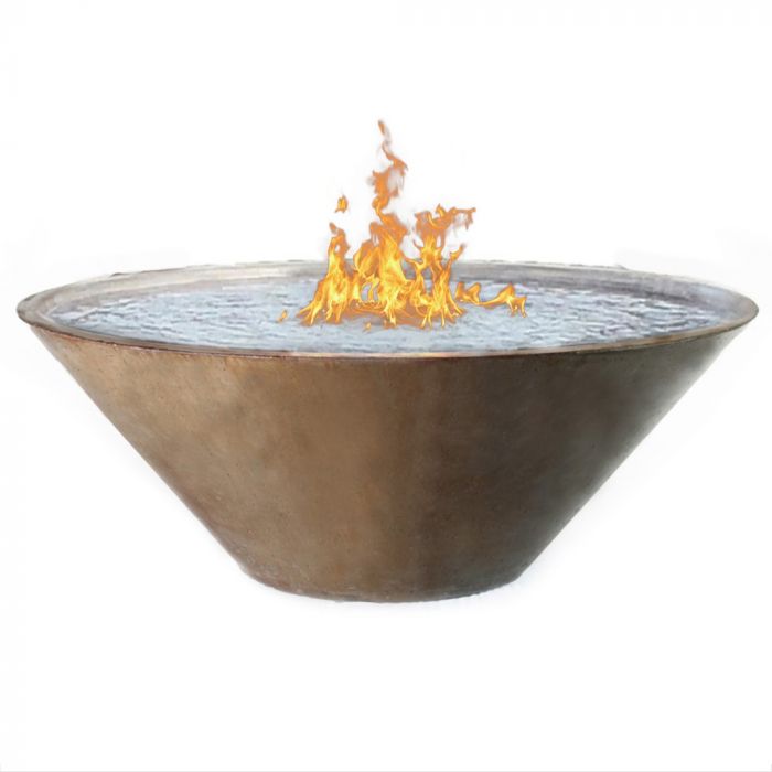 Fire by Design WRSFWB39 Round Wok 39" GFRC Fire on Water Bowl