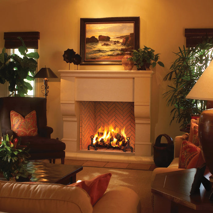 Superior Fireplace WRT8000 Wood-Burning Fireplace | Open-Hearth | Front-View