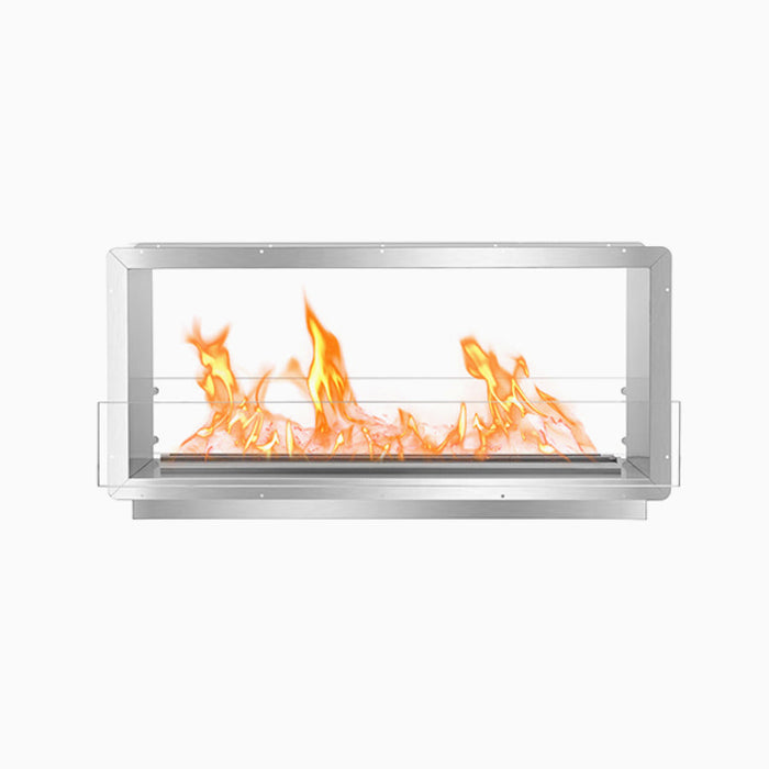 The Bio Flame 51" XL Smart Firebox Double Sided Built-in See-Through Ethanol Fireplace