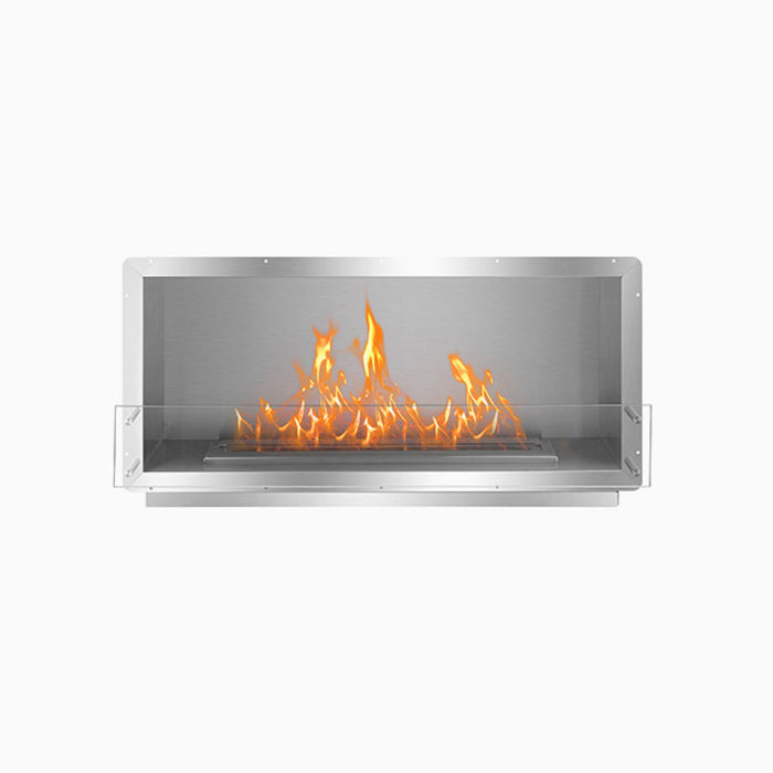 The Bio Flame 51" XL Firebox Single Sided Built-in Ethanol Fireplace