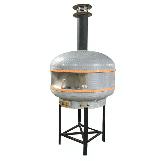 WPPO 48" Professional Lava Digital Controlled Wood Fired Oven w/Convection Fan WKPM-D1200