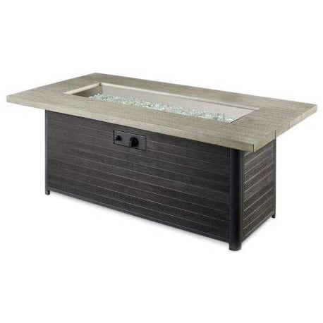 Outdoor Greatroom Cedar Ridge Linear Gas Fire Pit Table