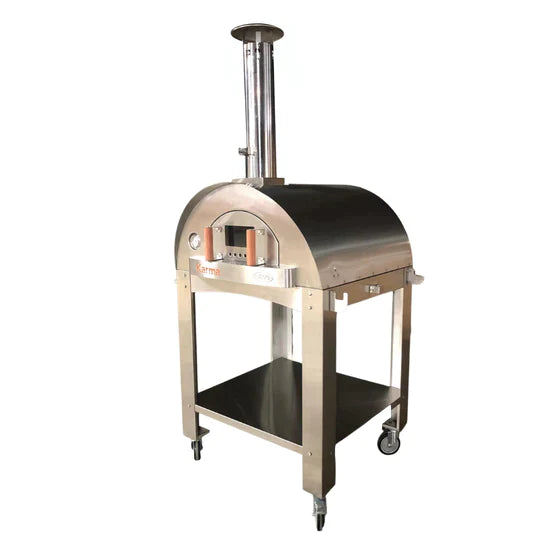 WPPO Karma 42" 304 Stainless Steel Professional Wood Fired Oven WKK-03S-304SS