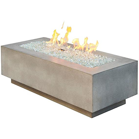 Outdoor Greatroom Natural Grey Cove 54" Linear Gas Fire Pit Table