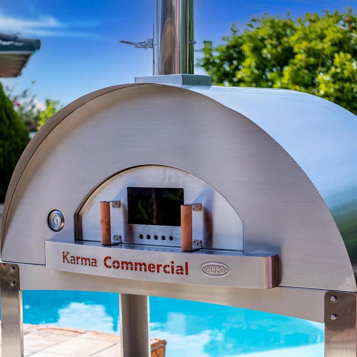 WPPO Karma 55 304 Stainless Steel Commercial Wood Fired Oven WKK-04COM