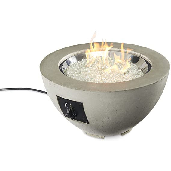 Outdoor Greatroom Natural Grey Cove 42 inch Round Gas Fire Pit Bowl