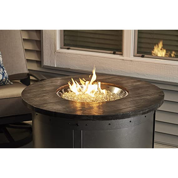 Outdoor Greatroom Edison Round Gas Fire Pit Table