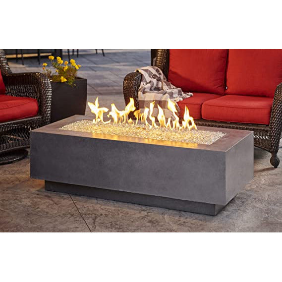 Outdoor Greatroom Midnight Mist Cove 54" Linear Gas Fire Pit Table