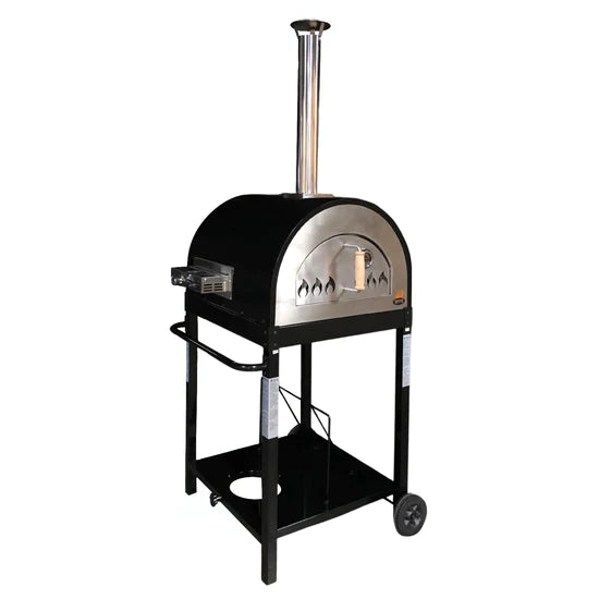 WPPO Traditional 25" Multi Fueled Pizza Oven Wood and Gas - Gas Burner Included WKE-04G