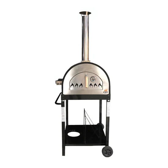 WPPO Traditional 25" Multi Fueled Pizza Oven Wood and Gas - Gas Burner Included WKE-04G