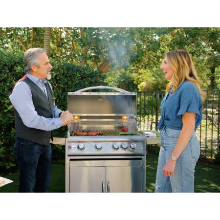 Blaze Grills 4-Burner LTE Gas Grill With Rear Burner and Built-in Lighting System