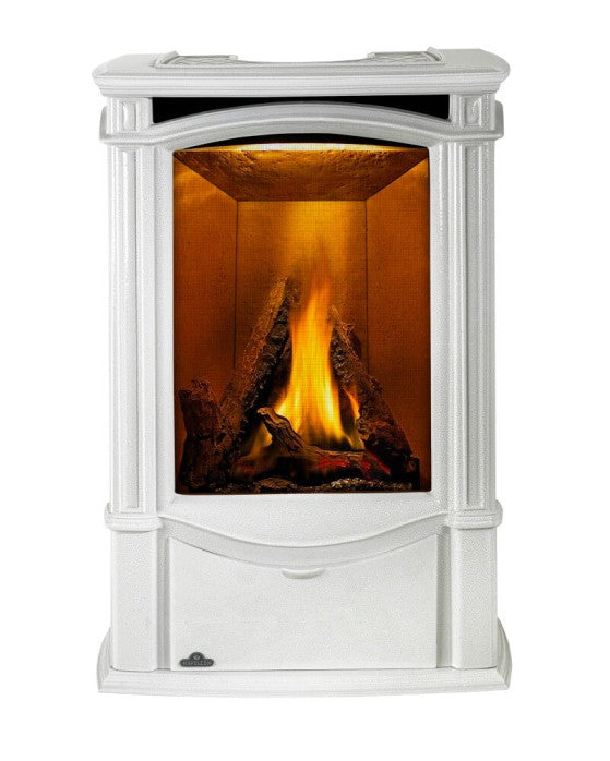 Napoleon Castlemore™ White Direct Vent Gas Stove, Millivolt Ignition