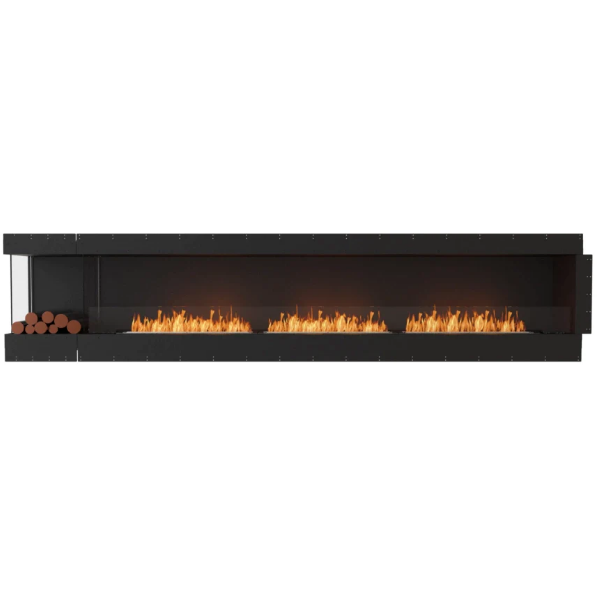 ECOSMART Flex 140LC.BXL Left Corner Fireplace Insert with Stainless Steel Burner