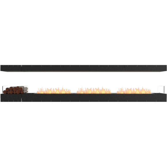 ECOSMART Flex 140IL.BX1 Island Fireplace Insert with Black Burner