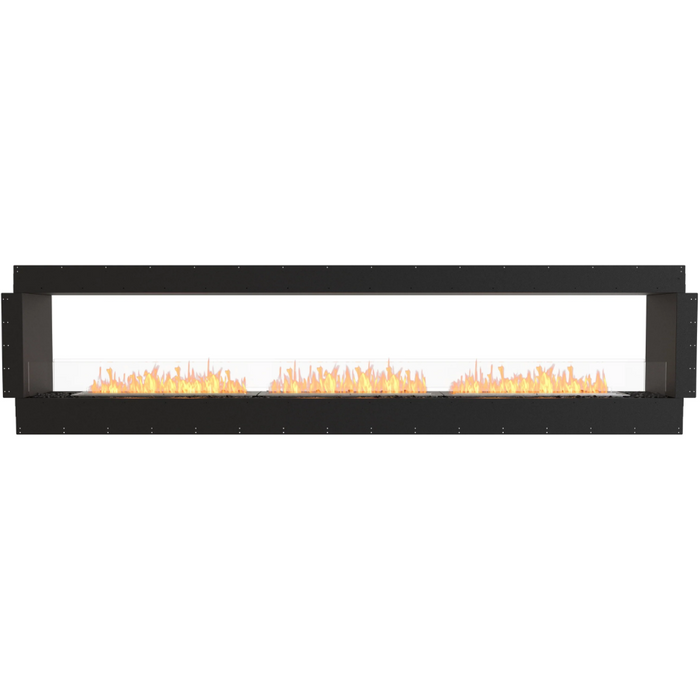 ECOSMART Flex 122DB Double Sided Fireplace Insert with Black Burner